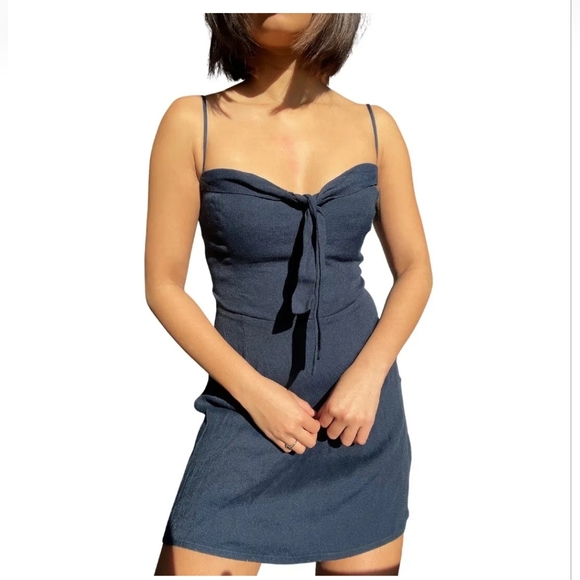 Reformation Dresses & Skirts - Reformation Navy Blue Casual Cocktail Helm Dress—Small